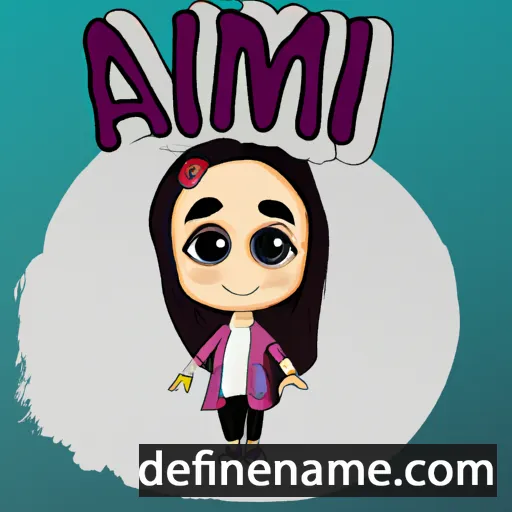 cartoon of the name Aminaĸ