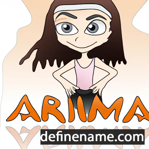 cartoon of the name Amiria