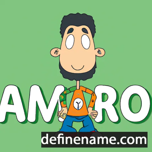 cartoon of the name Amiro