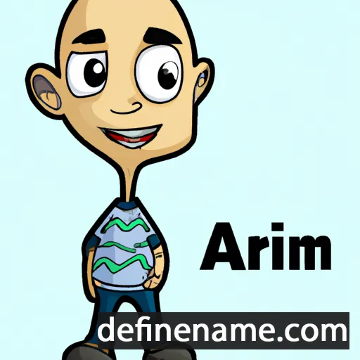 cartoon of the name Amirr