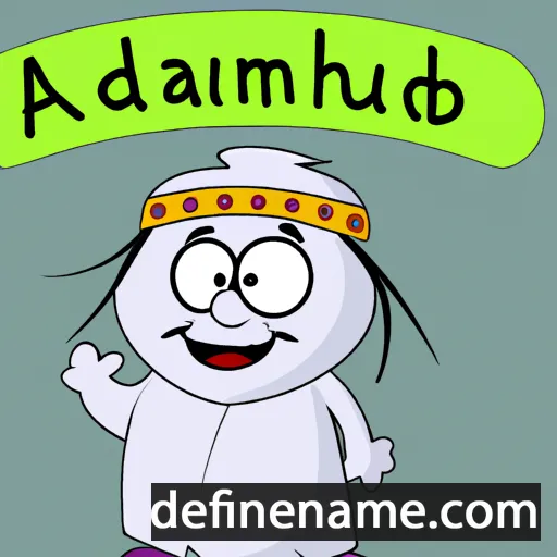 cartoon of the name Ammihud