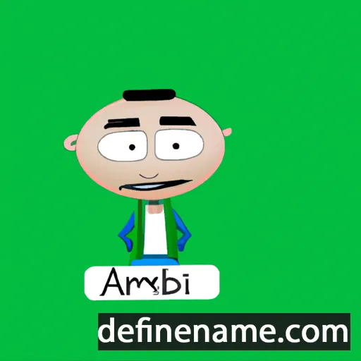 cartoon of the name Amminadib