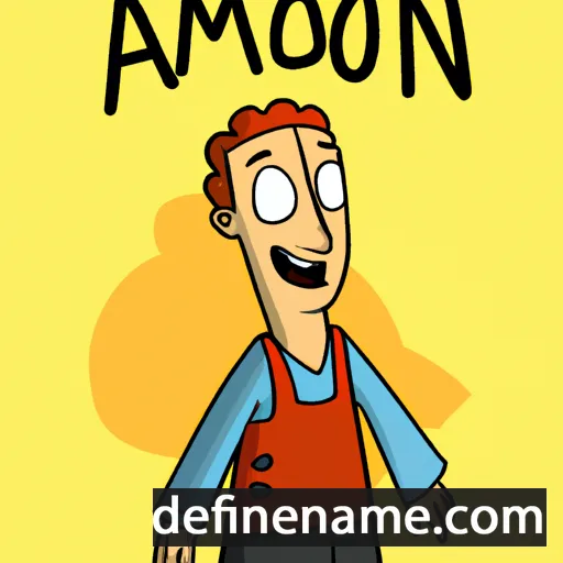 cartoon of the name Ammon