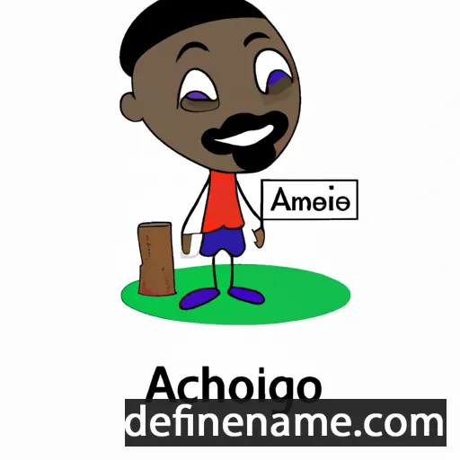 cartoon of the name Amogechukwu