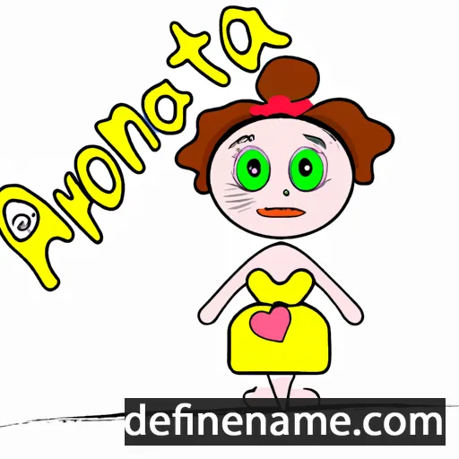 cartoon of the name Amorfina