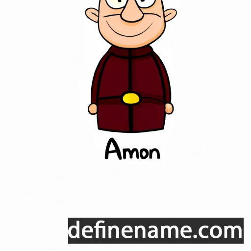 cartoon of the name Amoron