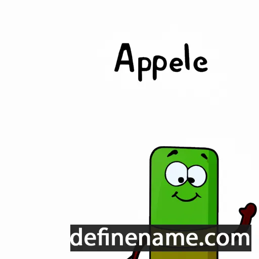 cartoon of the name Ampeliu