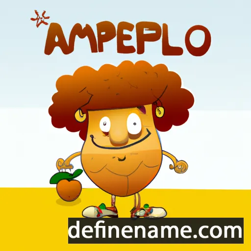 cartoon of the name Ampelo