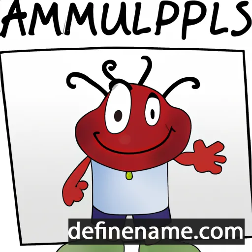 cartoon of the name Ampelus