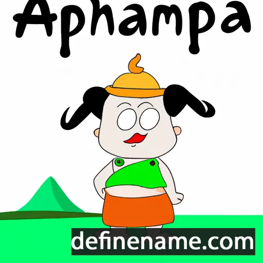 Ampha cartoon