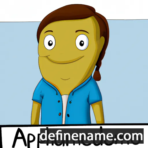 cartoon of the name Amphimedon