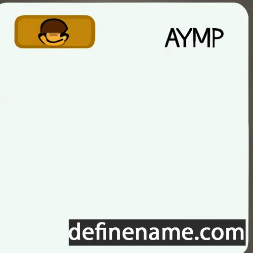 cartoon of the name Ampyx