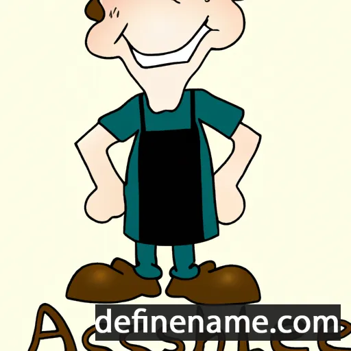 cartoon of the name Amschel