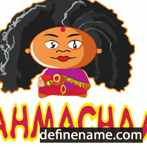 cartoon of the name Amumacha