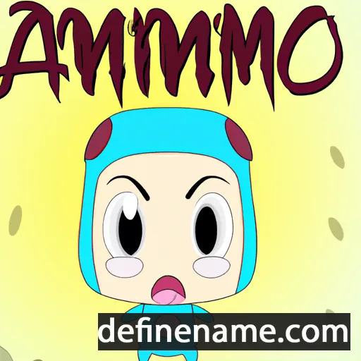 cartoon of the name Amunime