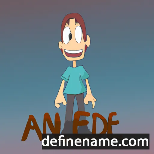 Ándde cartoon