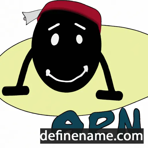 cartoon of the name Ånen