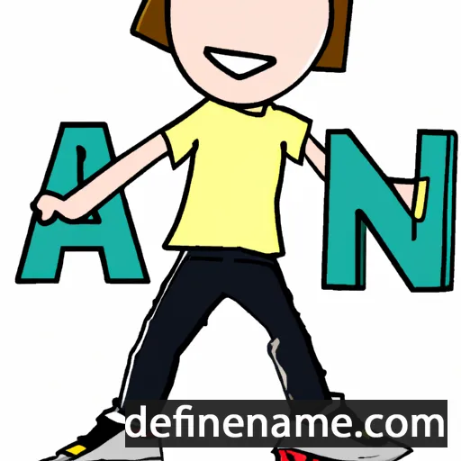 cartoon of the name An