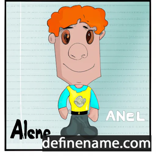 cartoon of the name Anael