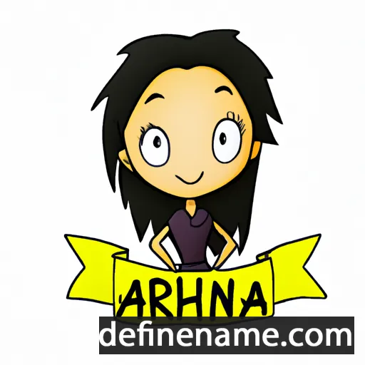 cartoon of the name Anahira