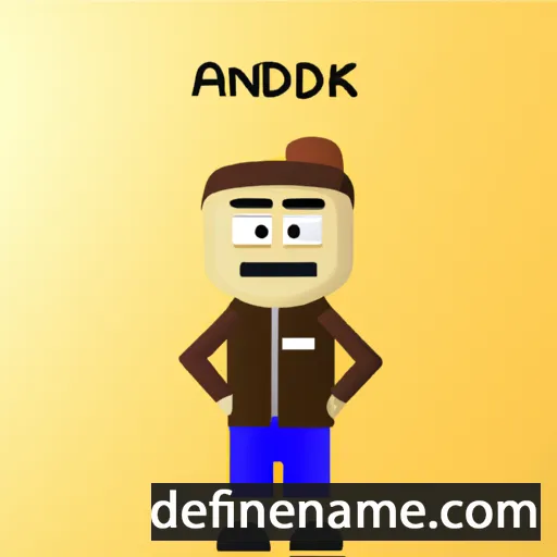 cartoon of the name Anaksandr