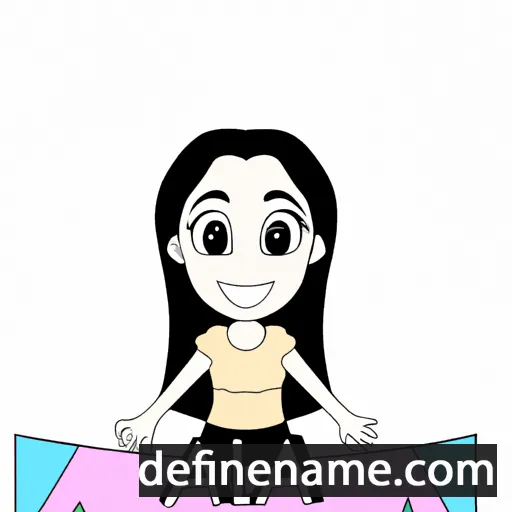 cartoon of the name Anala