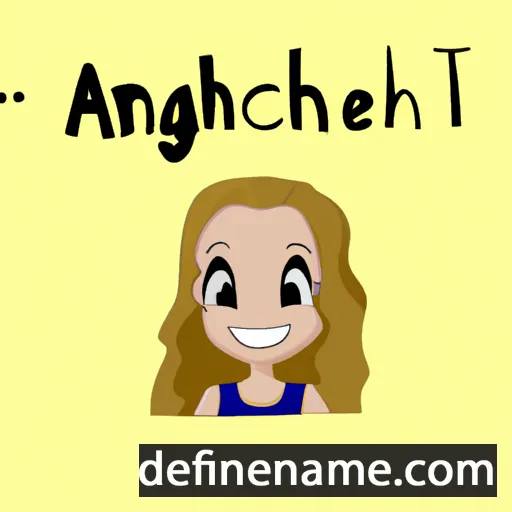 cartoon of the name Analeigh