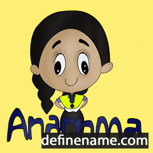 cartoon of the name Anamaría