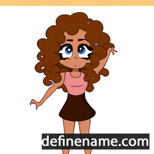 cartoon of the name Anamarie