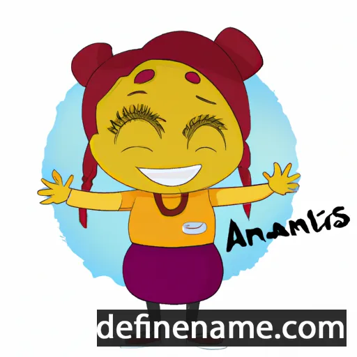 cartoon of the name Ananías