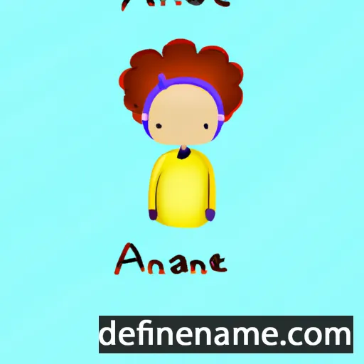 cartoon of the name Ananie