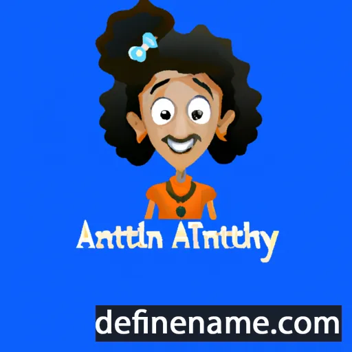 cartoon of the name Ananthiy