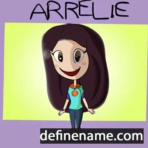 cartoon of the name Anareli