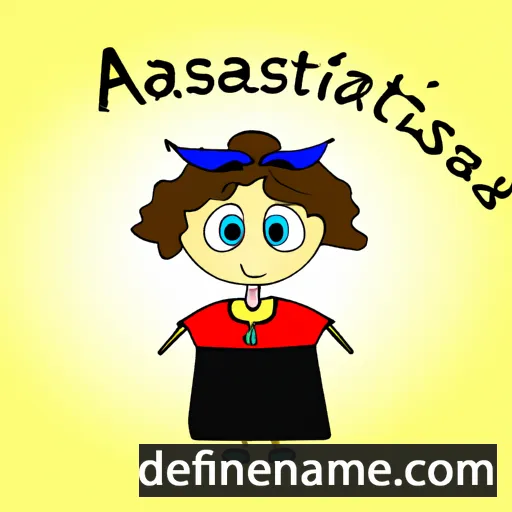 cartoon of the name Anastaas