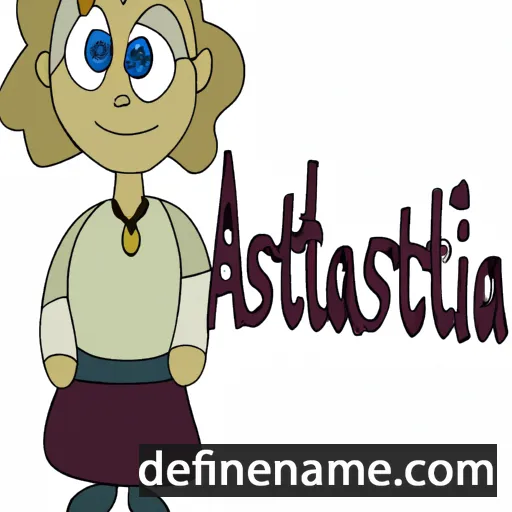 cartoon of the name Anastai