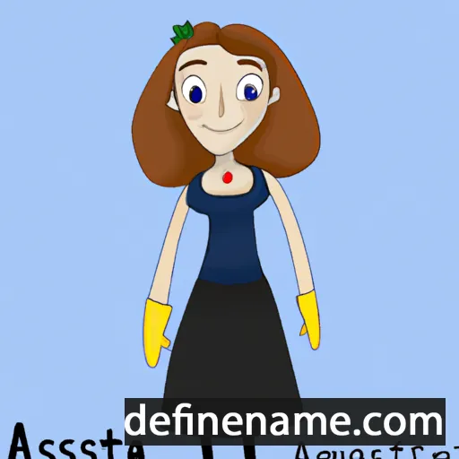 cartoon of the name Anastaia