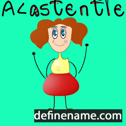 cartoon of the name Anastase