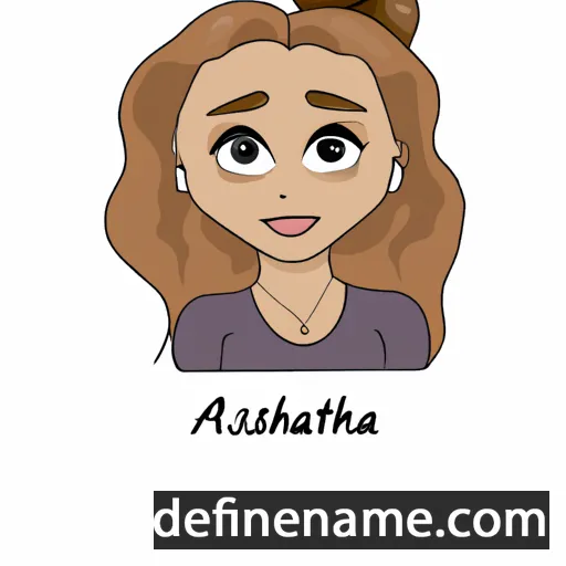 cartoon of the name Anastasha