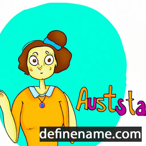 cartoon of the name Anastasiu