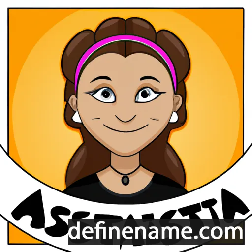 cartoon of the name Anastassia