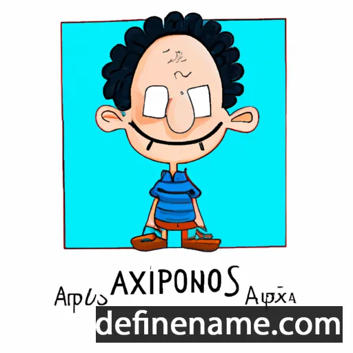 Anaxippos cartoon