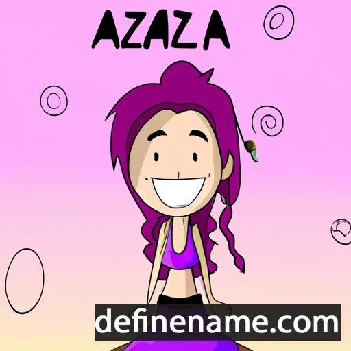 cartoon of the name Anaztázia