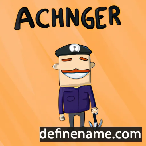 cartoon of the name Ancher