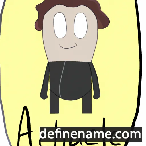 cartoon of the name Anchiale