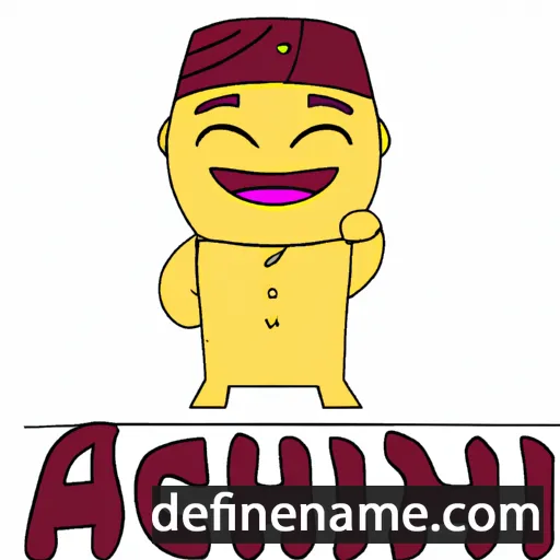 cartoon of the name Anchin