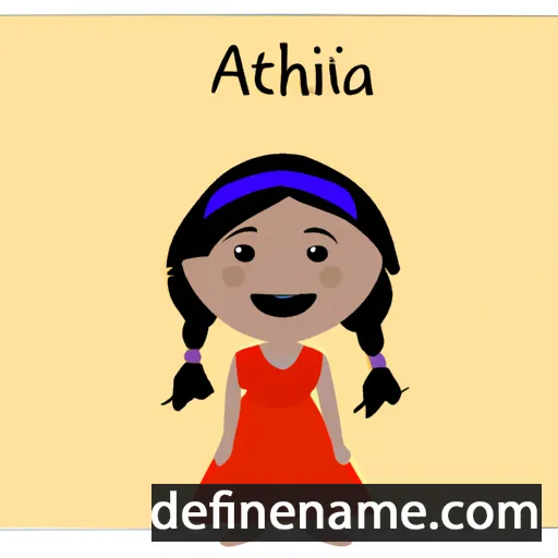 cartoon of the name Anchita