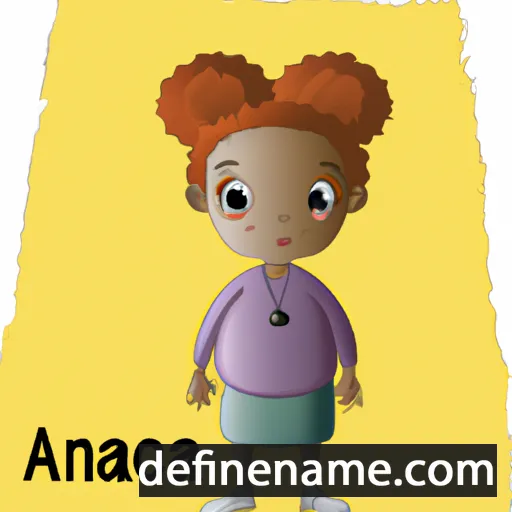 cartoon of the name Ancia