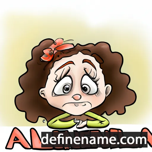 cartoon of the name Andelina