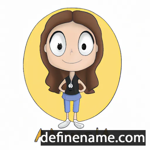 cartoon of the name Andreanna