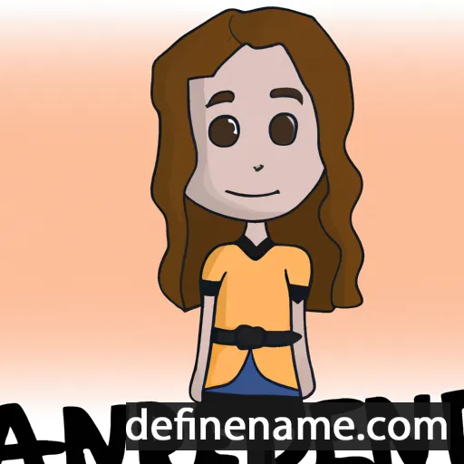 cartoon of the name Andreanne